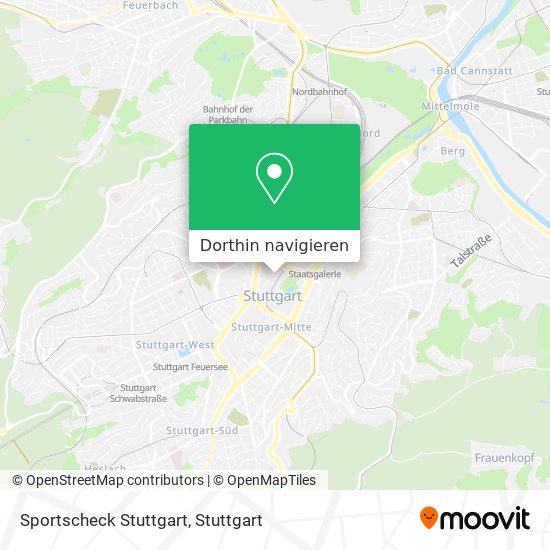 Sportscheck Stuttgart Karte