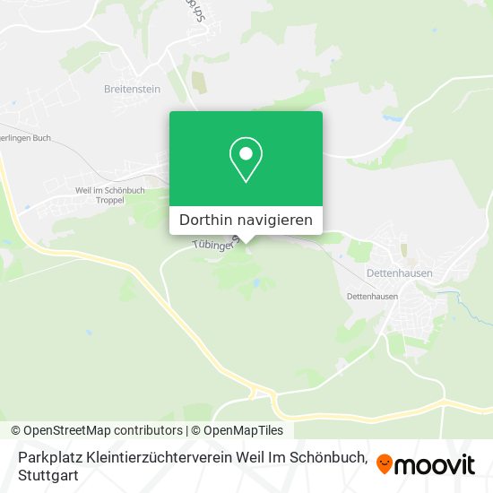Parkplatz Kleintierzüchterverein Weil Im Schönbuch Karte