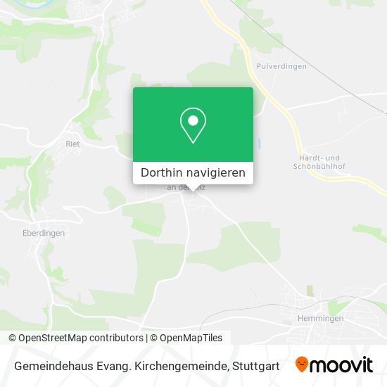 Gemeindehaus Evang. Kirchengemeinde Karte