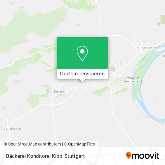 Bäckerei Konditorei Kipp Karte