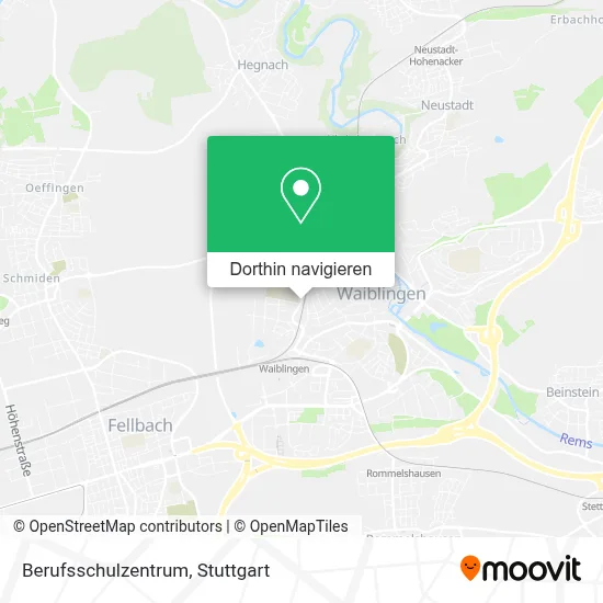 Berufsschulzentrum Karte