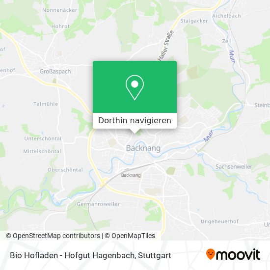 Bio Hofladen - Hofgut Hagenbach Karte