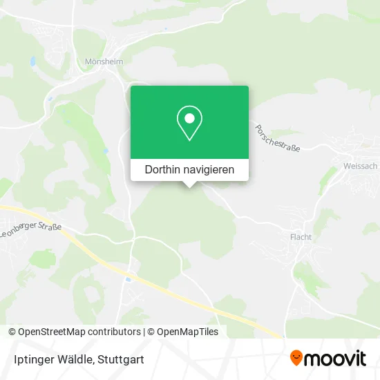 Iptinger Wäldle Karte