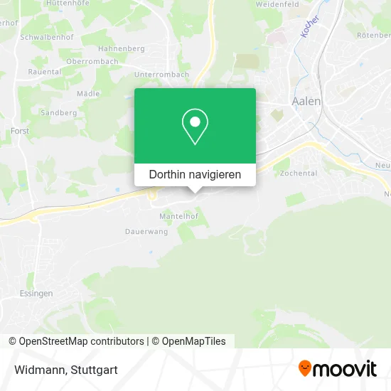 Widmann Karte