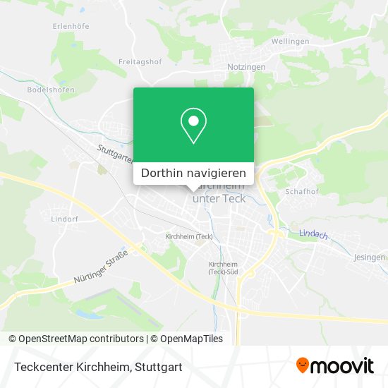 Teckcenter Kirchheim Karte