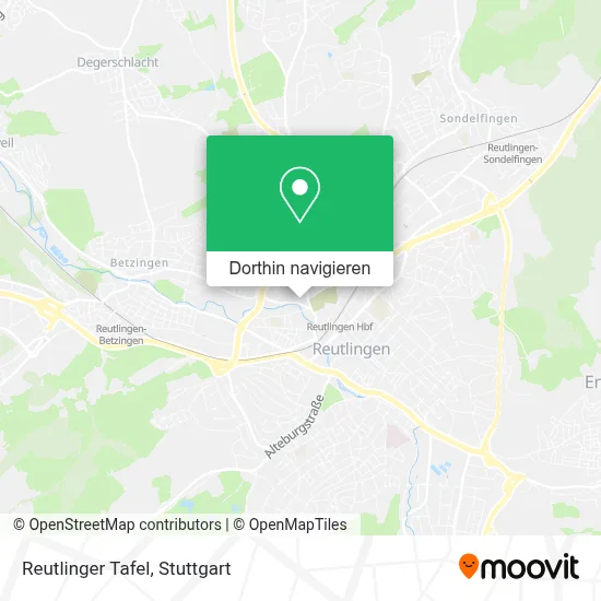 Reutlinger Tafel Karte