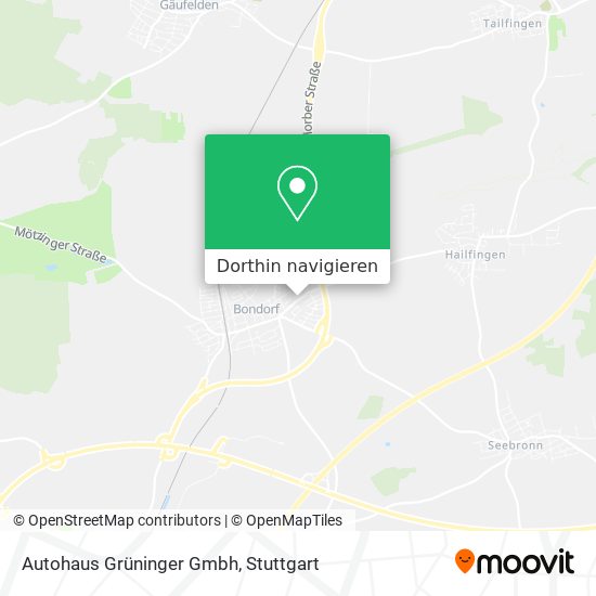 Autohaus Grüninger Gmbh Karte