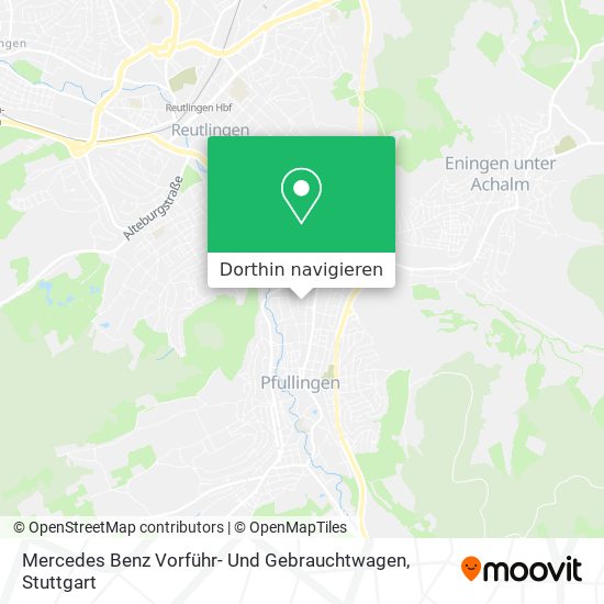 Mercedes Benz Vorführ- Und Gebrauchtwagen Karte