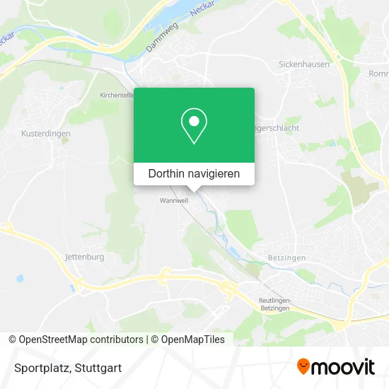 Sportplatz Karte