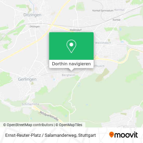 Ernst-Reuter-Platz / Salamanderweg Karte