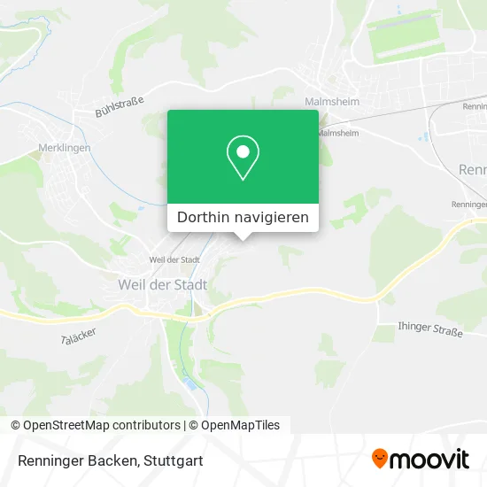 Renninger Backen Karte