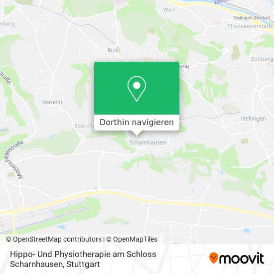 Hippo- Und Physiotherapie am Schloss Scharnhausen Karte