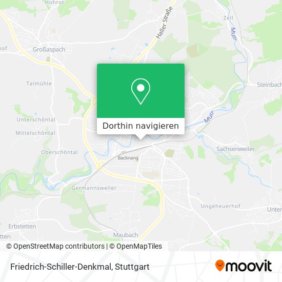 Friedrich-Schiller-Denkmal Karte