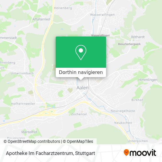 Apotheke Im Facharztzentrum Karte