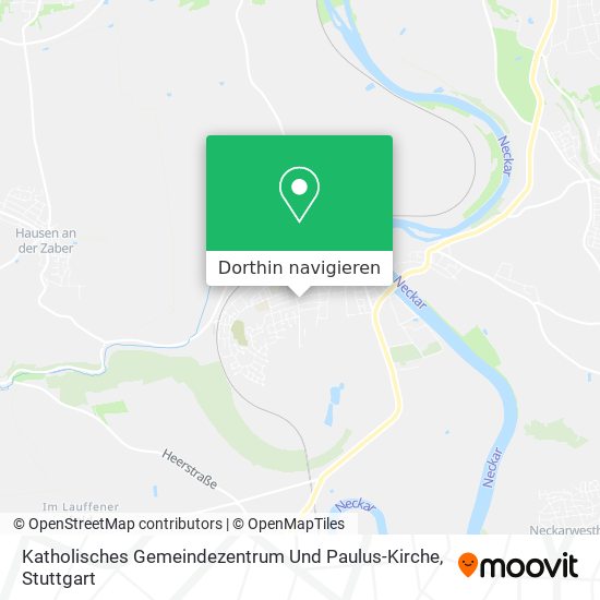 Katholisches Gemeindezentrum Und Paulus-Kirche Karte
