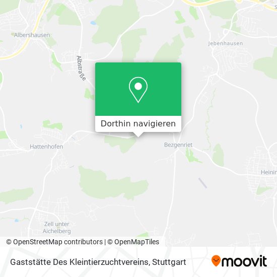 Gaststätte Des Kleintierzuchtvereins Karte