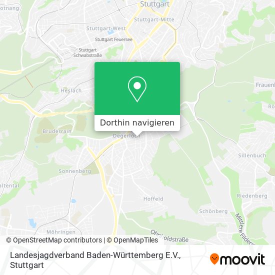 Landesjagdverband Baden-Württemberg E.V. Karte