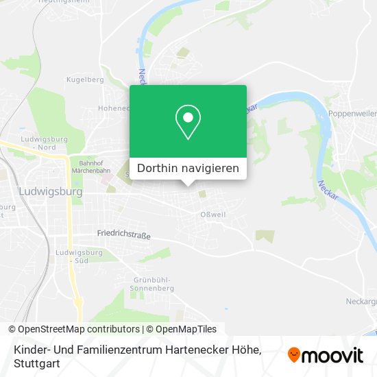 Kinder- Und Familienzentrum Hartenecker Höhe Karte