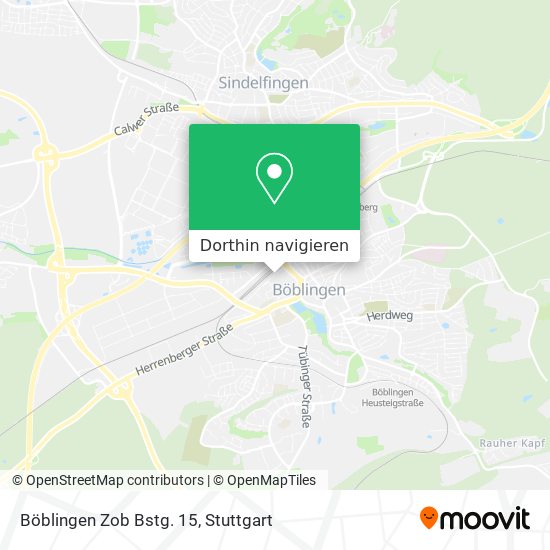 Böblingen Zob Bstg. 15 Karte