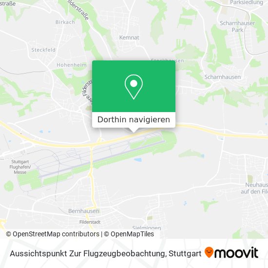 Aussichtspunkt Zur Flugzeugbeobachtung Karte
