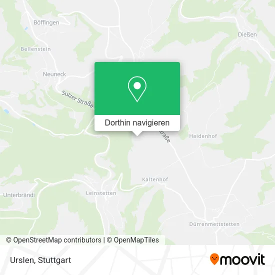 Urslen Karte