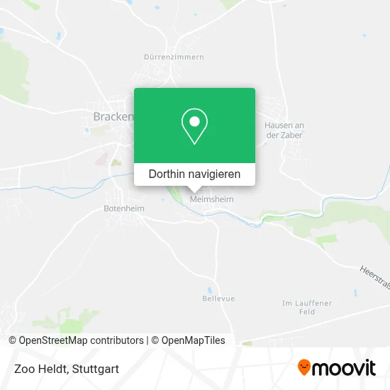 Zoo Heldt Karte