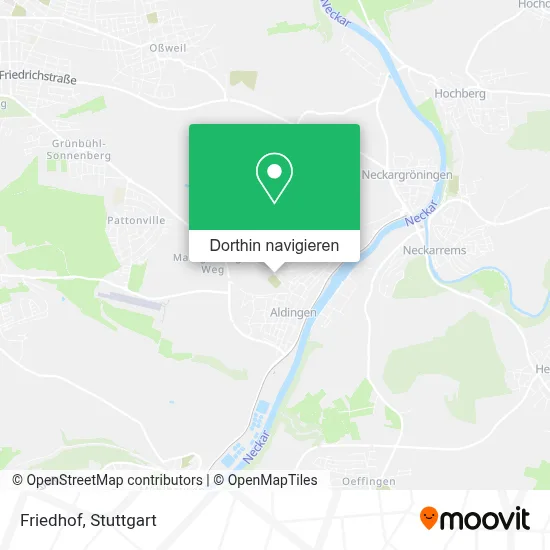 Friedhof Karte