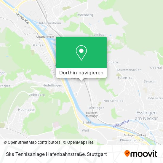 Sks Tennisanlage Hafenbahnstraße Karte