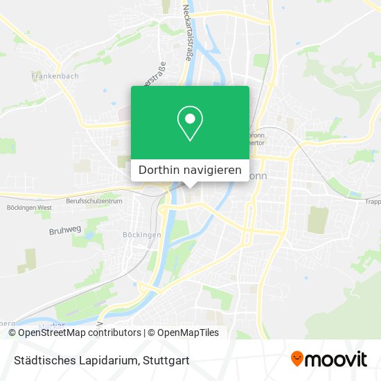 Städtisches Lapidarium Karte