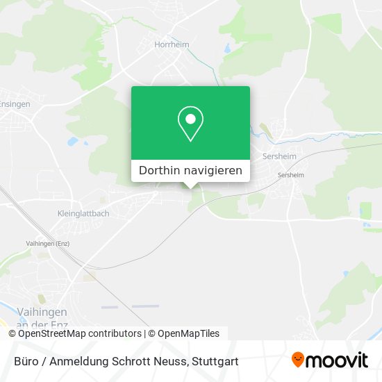 Büro / Anmeldung Schrott Neuss Karte