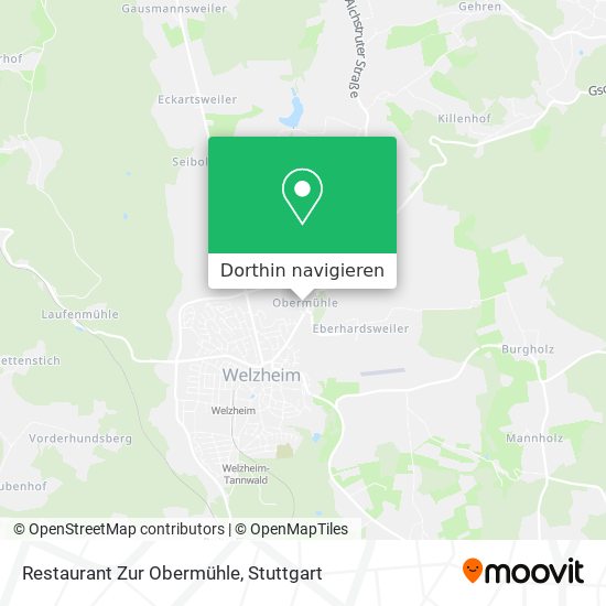 Restaurant Zur Obermühle Karte