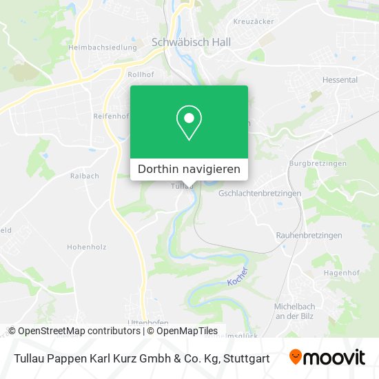 Tullau Pappen Karl Kurz Gmbh & Co. Kg Karte