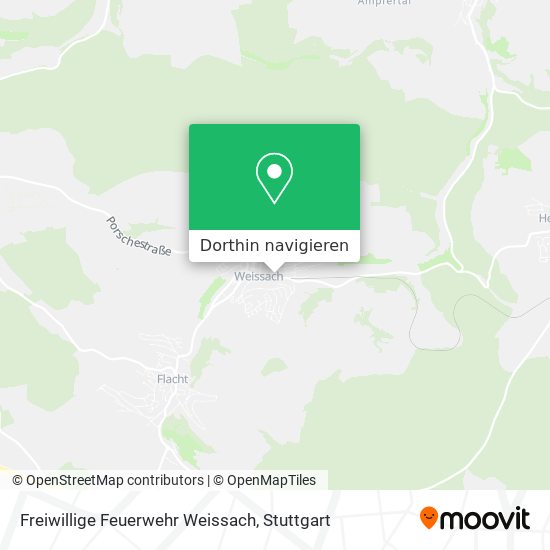 Freiwillige Feuerwehr Weissach Karte