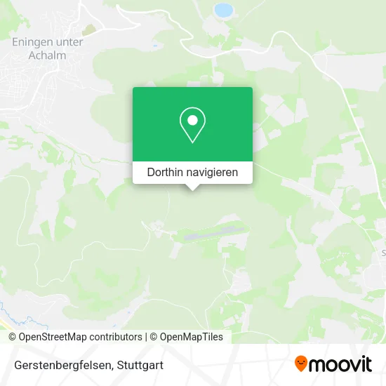 Gerstenbergfelsen Karte