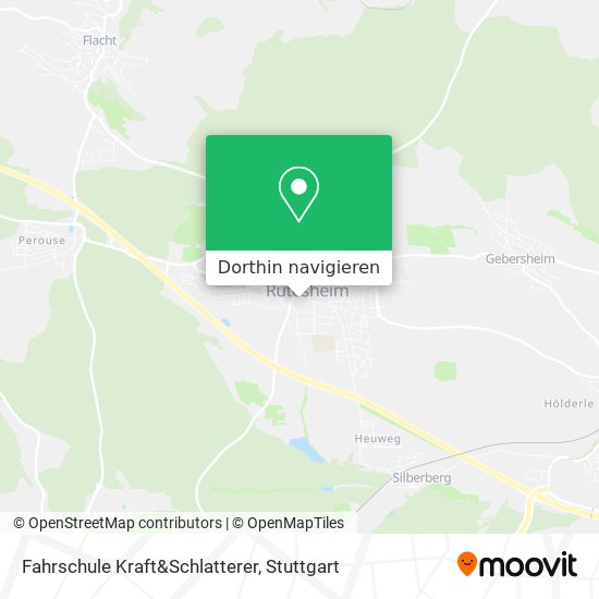 Fahrschule Kraft&Schlatterer Karte