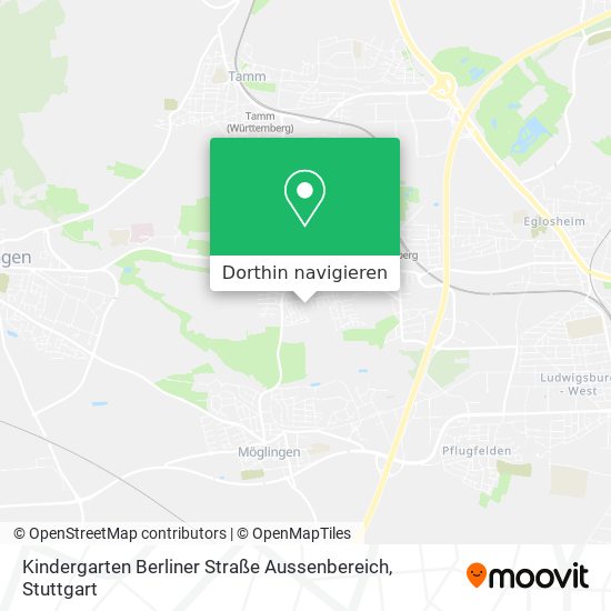 Kindergarten Berliner Straße Aussenbereich Karte