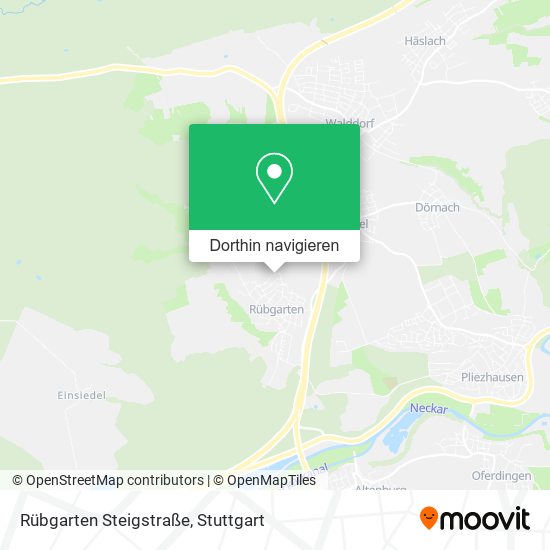 Rübgarten Steigstraße Karte