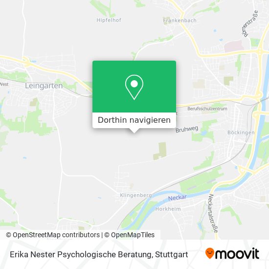 Erika Nester Psychologische Beratung Karte