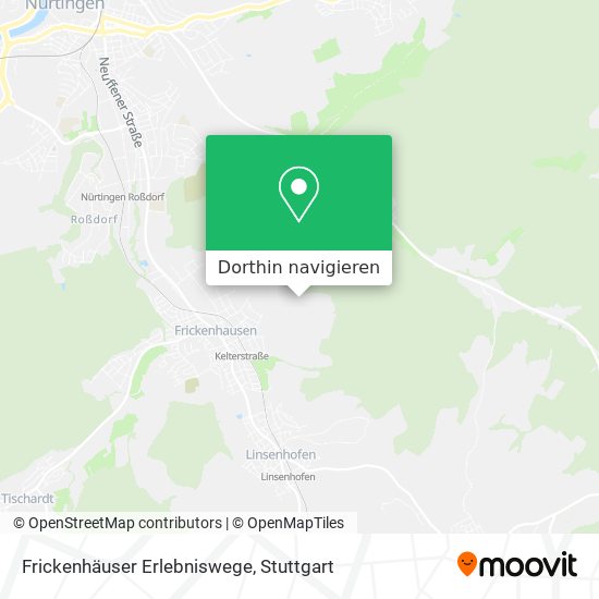 Frickenhäuser Erlebniswege Karte
