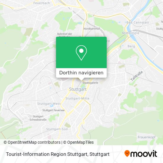 Tourist-Information Region Stuttgart Karte