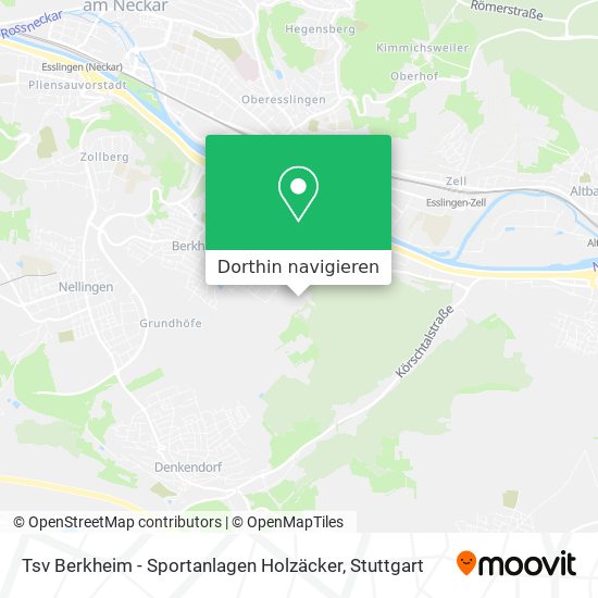 Tsv Berkheim - Sportanlagen Holzäcker Karte