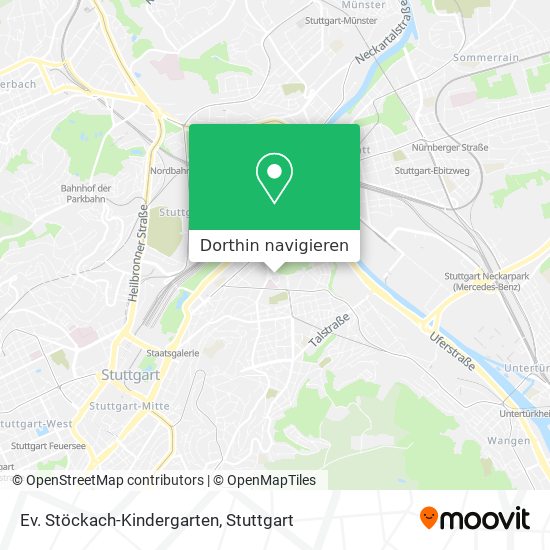 Ev. Stöckach-Kindergarten Karte