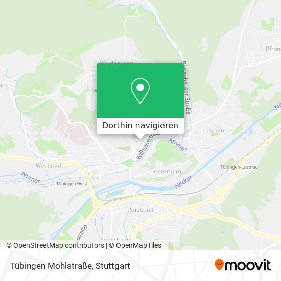 Tübingen Mohlstraße Karte