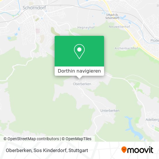 Oberberken, Sos Kinderdorf Karte