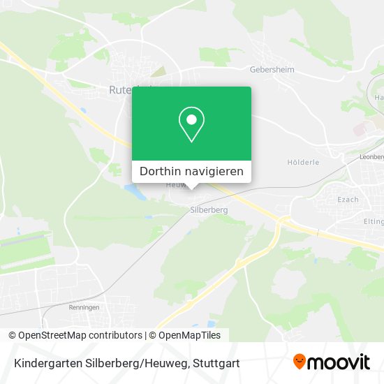 Kindergarten Silberberg/Heuweg Karte