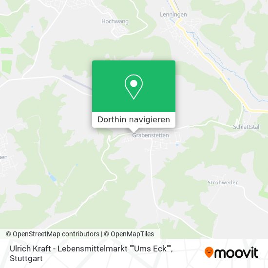 Ulrich Kraft - Lebensmittelmarkt ""Ums Eck"" Karte