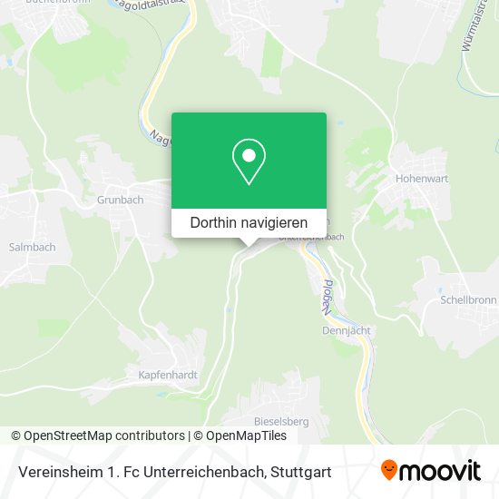 Vereinsheim 1. Fc Unterreichenbach Karte