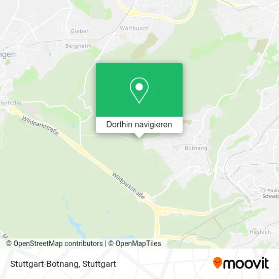 Stuttgart-Botnang Karte