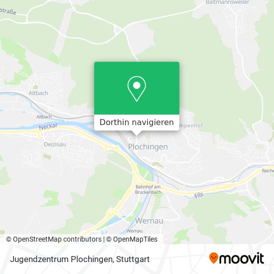 Jugendzentrum Plochingen Karte