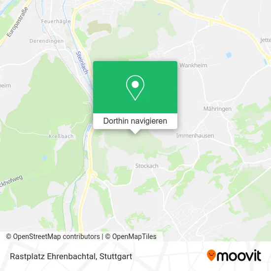 Rastplatz Ehrenbachtal Karte